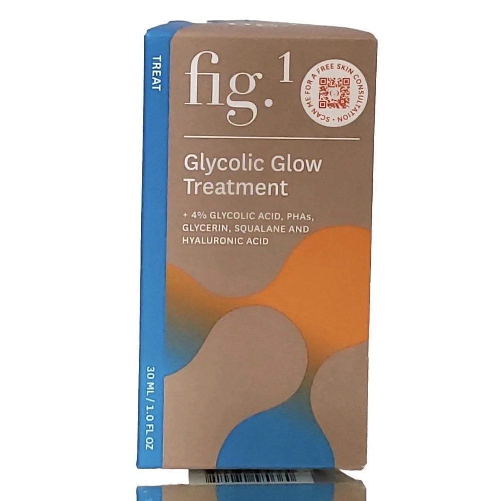 FIG 1 GLYCOLIC GLOW TREATMENT 4% GLYCOLIC ACID, HYALURONIC ACID. NIB
